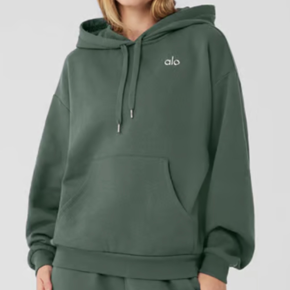 Alo Yoga Accolade Hoodie Dark Cactus